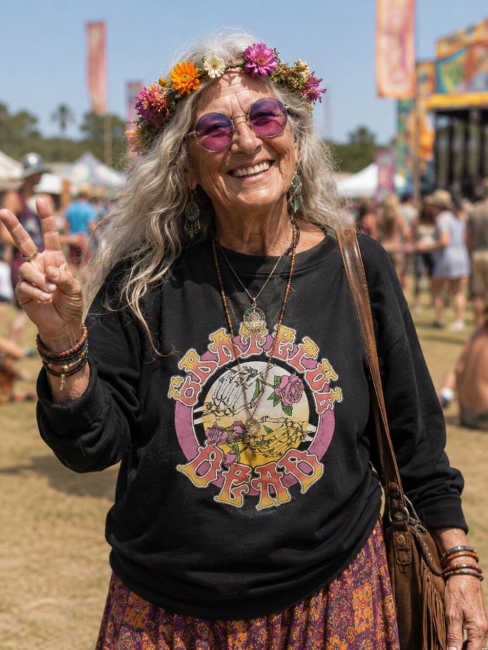 Grateful Dead BAND   Sweatshirt -(XL)